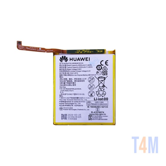 Bateria HB366481ECW para Huawei P9/P9 Lite/Honor 8/P20 Lite/Y6 2018/P Smart/Y7 2018/Honor 7 Lite/P8 Lite 2017/P10 Lite 3000mAh